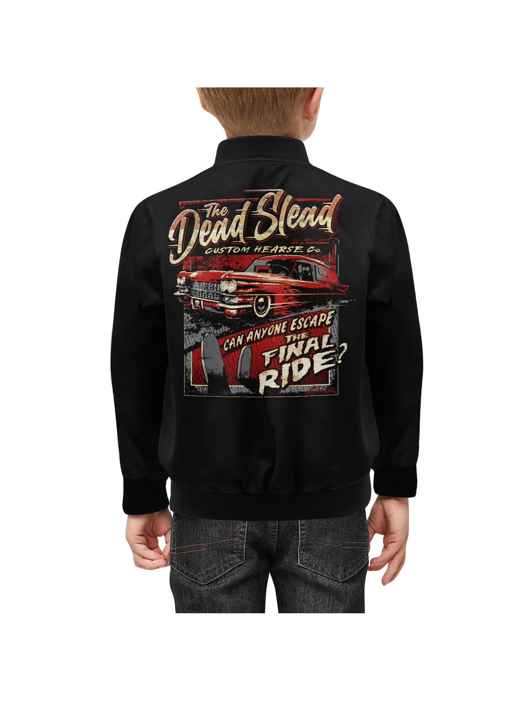 Dead Slead Kid's Bomber Jacket With Pockets