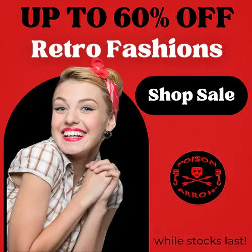 Poison Arrow Retro Clothing Australia - The Ultimate Retro Store for Men, Women & Kids
