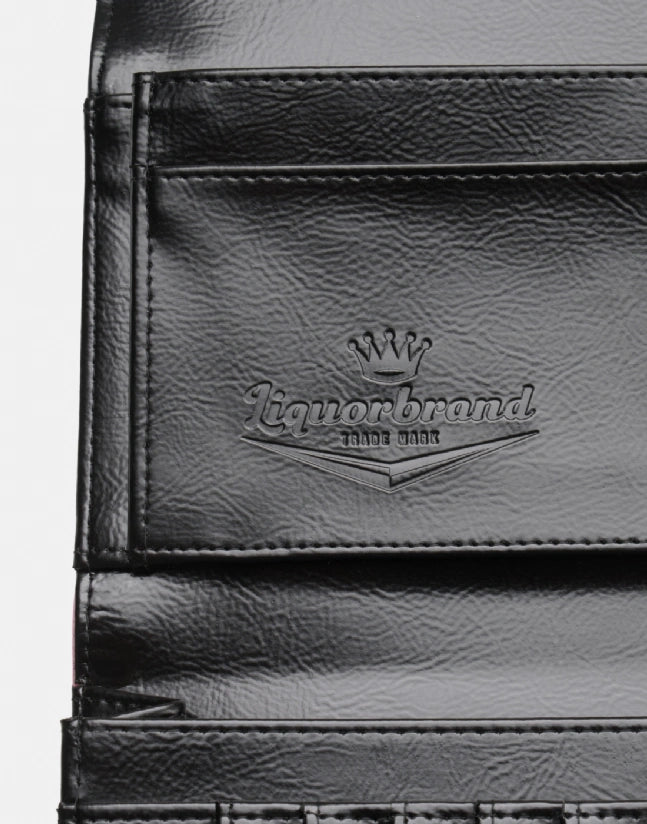 Liquorbrand Vega Leopard Clutch - Retro Envelope Purse