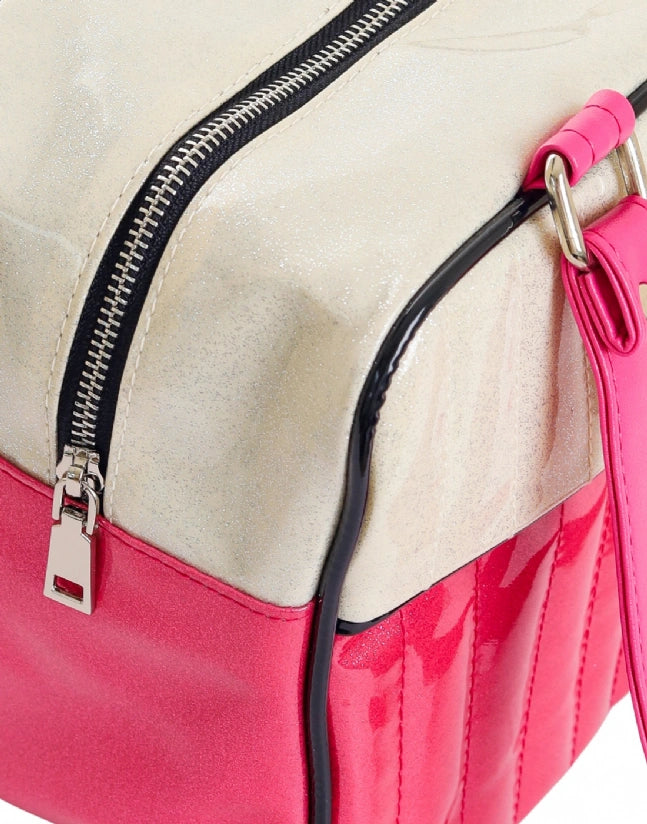 Liquorbrand Vixen Pink Shoulder Bag - Retro Rockabilly Handbag