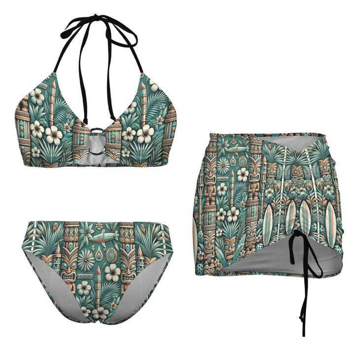 Bone Shaker Bikini with Skirt – Rockabilly Beach Outfit Australia
