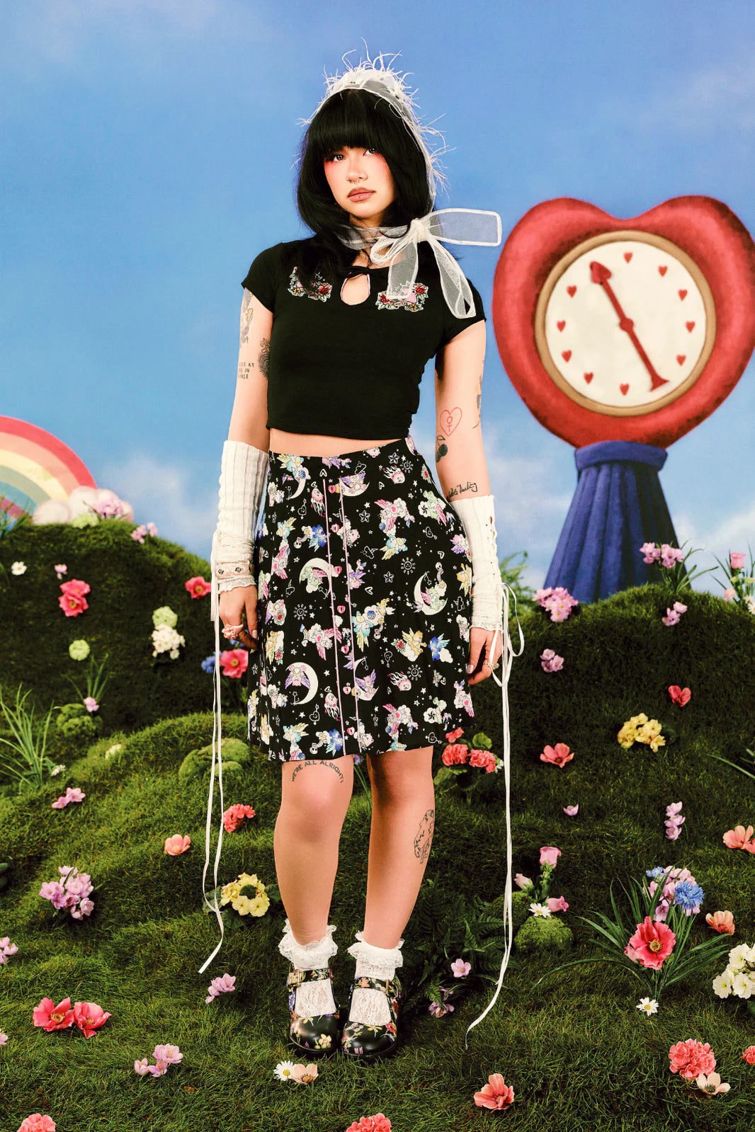 Hell Bunny x Care Bears™ Roxi Skirt