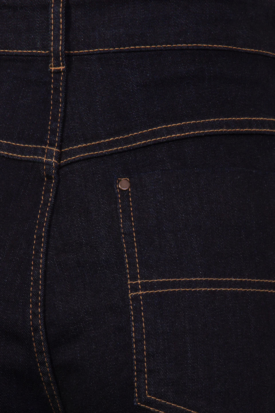 Hell Bunny Weston High Waisted Denim Trousers
