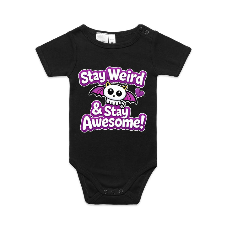 Stay Weird Baby Onesie – Organic Cotton Baby Bodysuit | As Colour