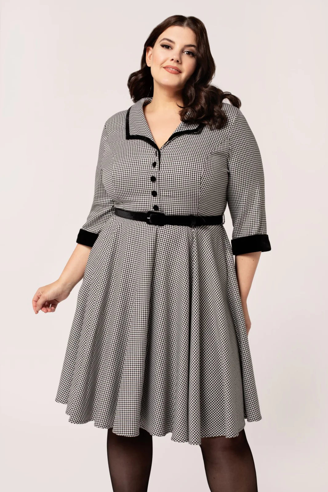 Hell Bunny Teddy Knee Dress