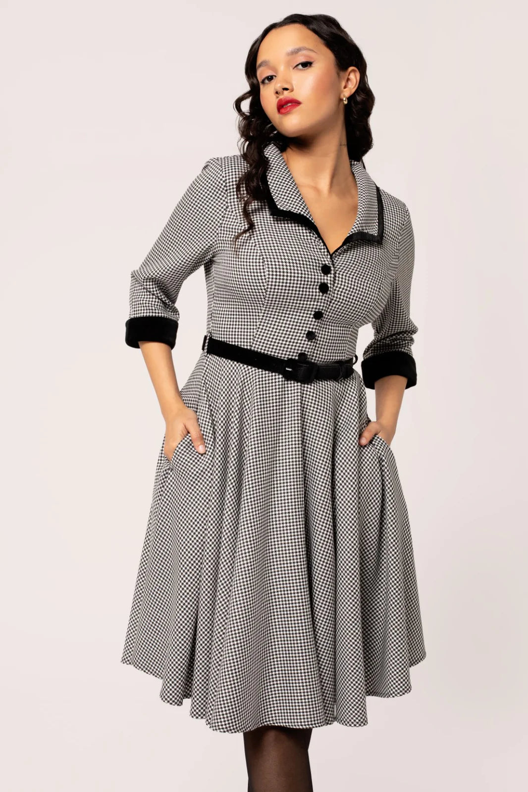 Hell Bunny Teddy Knee Dress