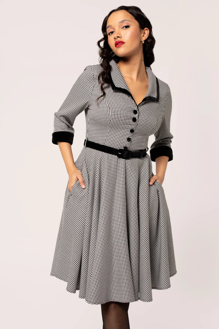 Hell Bunny Teddy Knee Dress