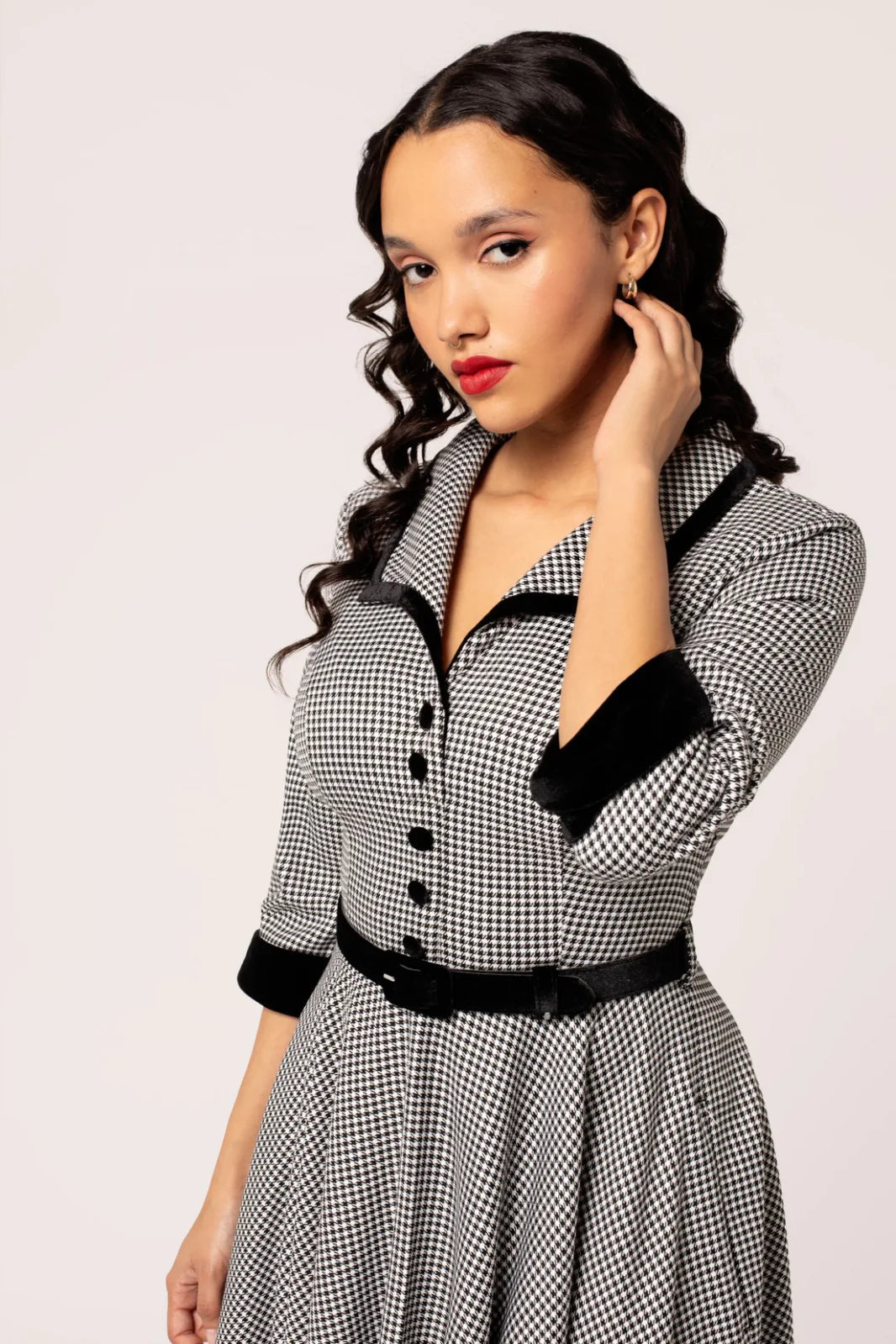 Hell Bunny Teddy Knee Dress