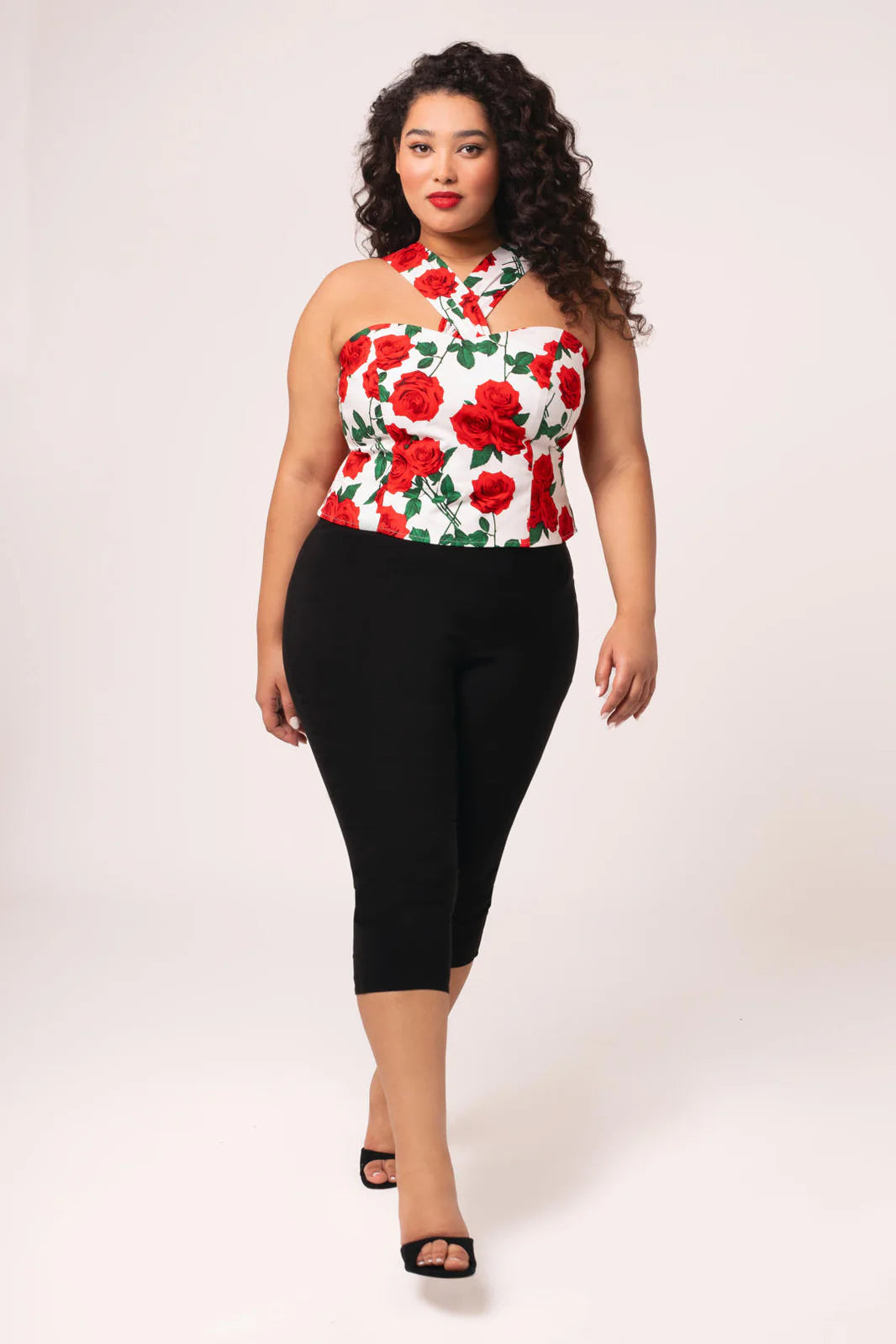 Hell Bunny Tina Capris – Black Pedal Pushers