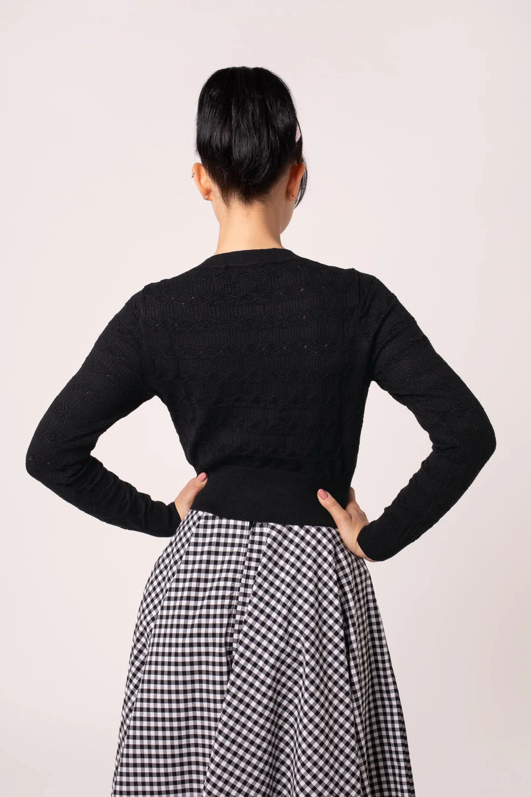 Hell Bunny Lucie Heart Bow Cardigan