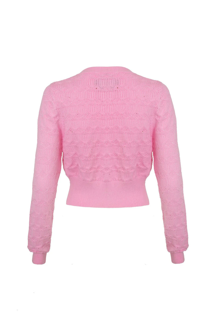 Hell Bunny Lucie Heart Bow Cardigan