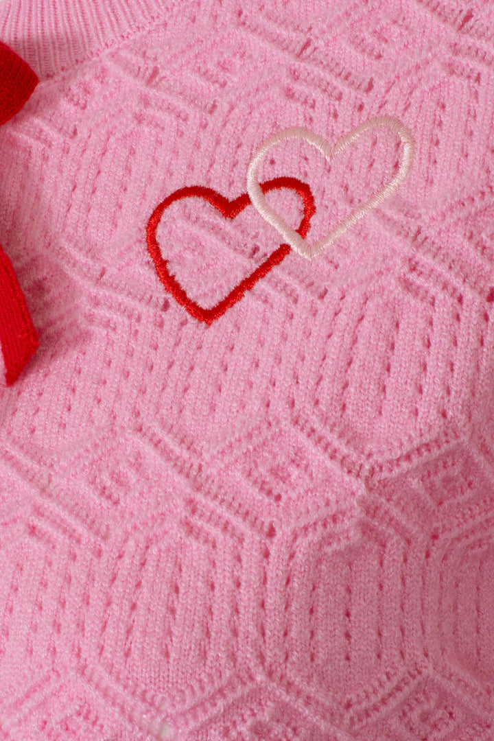 Hell Bunny Lucie Heart Bow Cardigan