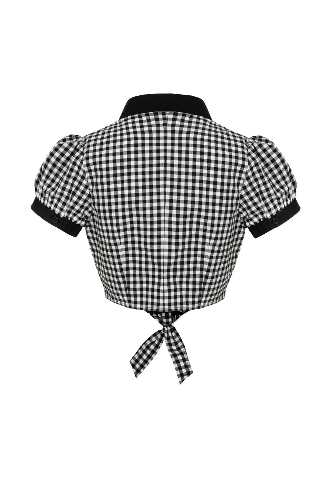 Hell Bunny Mel Gingham Heart Blouse