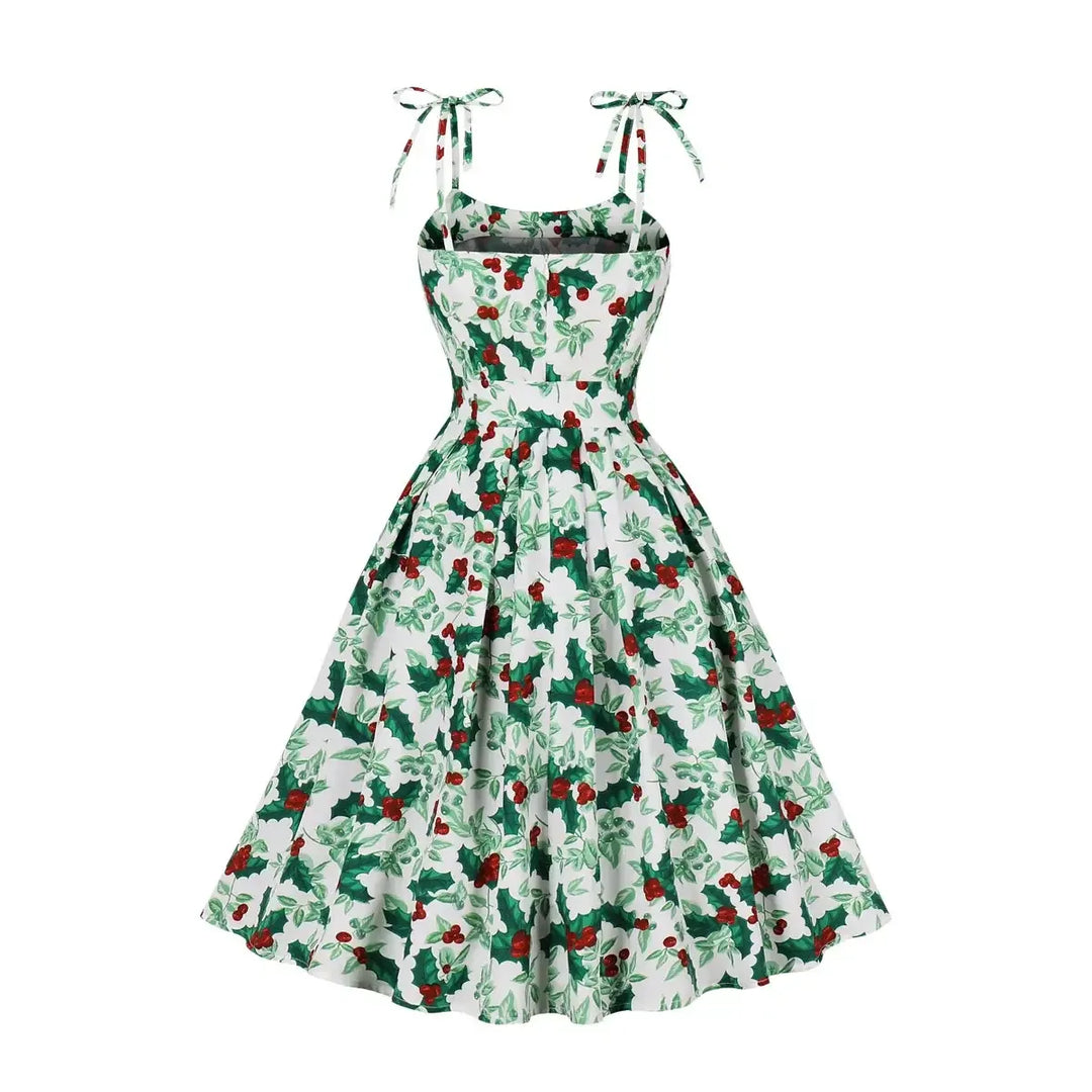 Christmas Swing Dress Women's Vintage Rockabilly Style