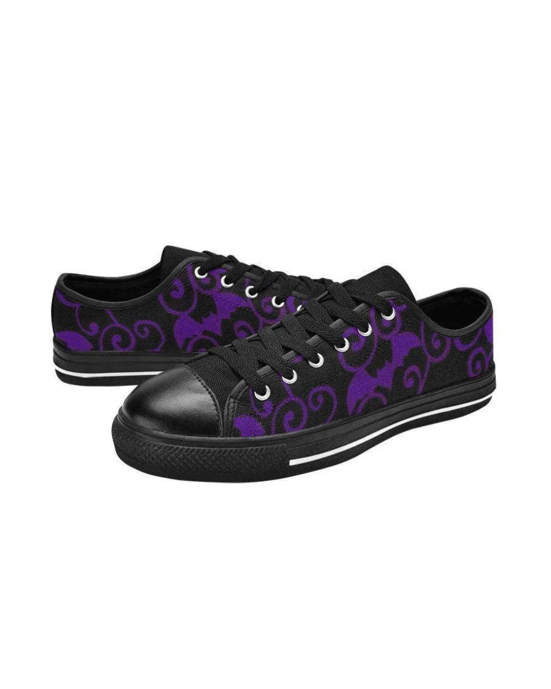 Antique bats purple retro style sneakers – retro shoes for women Australia