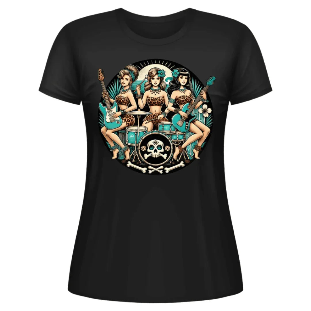 Bone Shaker Babes Women's Tee - Poison Arrow Retro