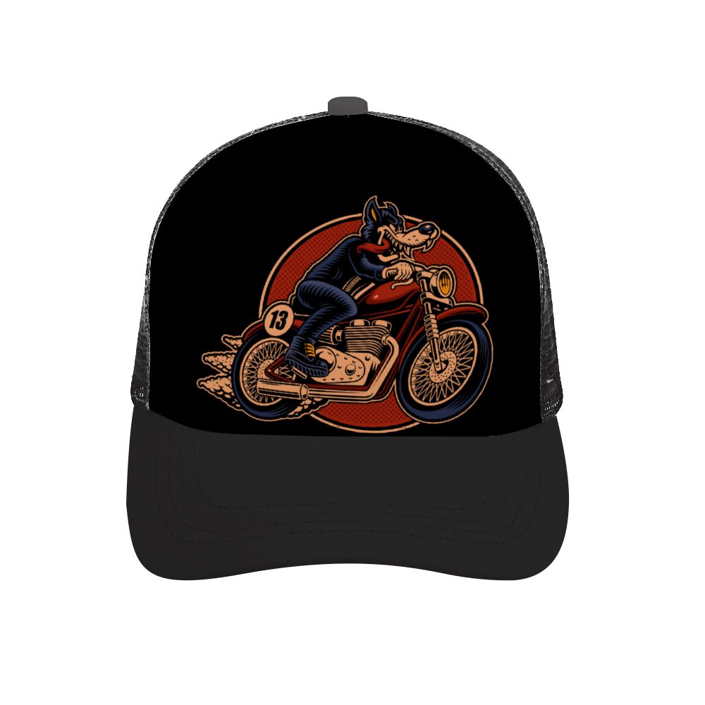 Custom Biker Snapback Cap
