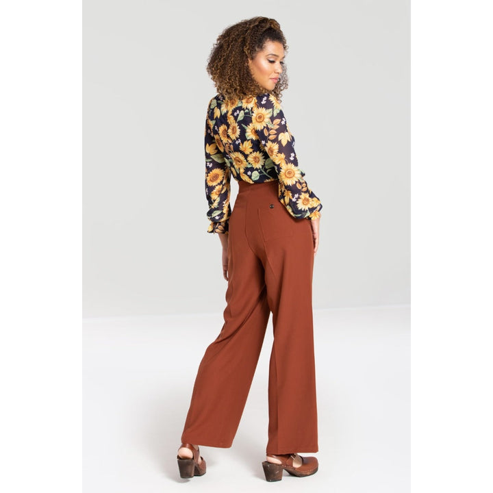 HELL BUNNY GINGER SWING TROUSERS