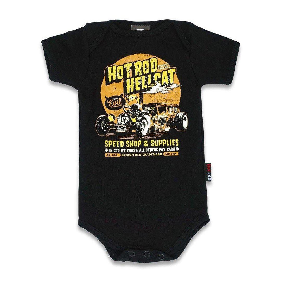 Hotrod Hellcat In God We Trust Baby Rompers