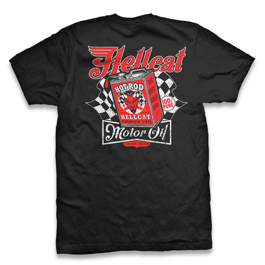 Hotrod Hellcat Mens Tshirt Motor Oil II