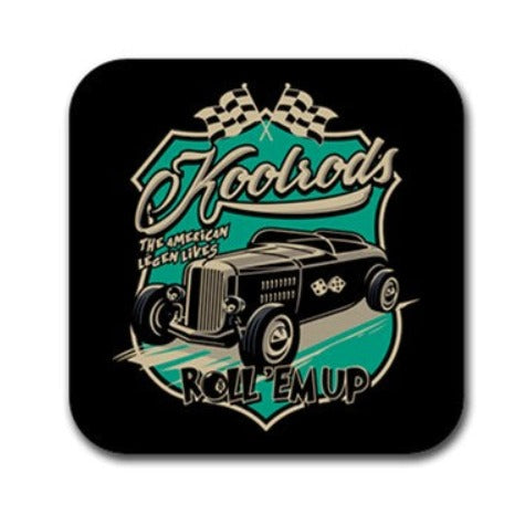 KOOLRODS Rubber Square Coaster (4 pack)