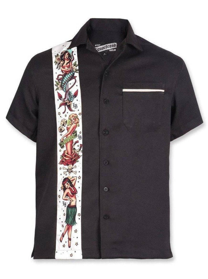 Liquorbrand flash bowling shirt – liquorbrand mens button ups for men Australia