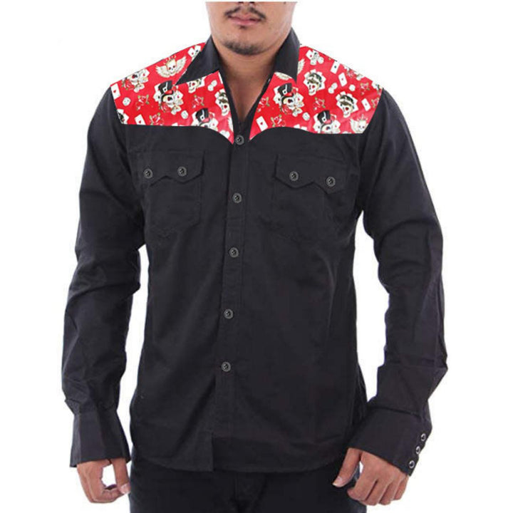 Men's Vintage Western Shirt Playing for Keeps