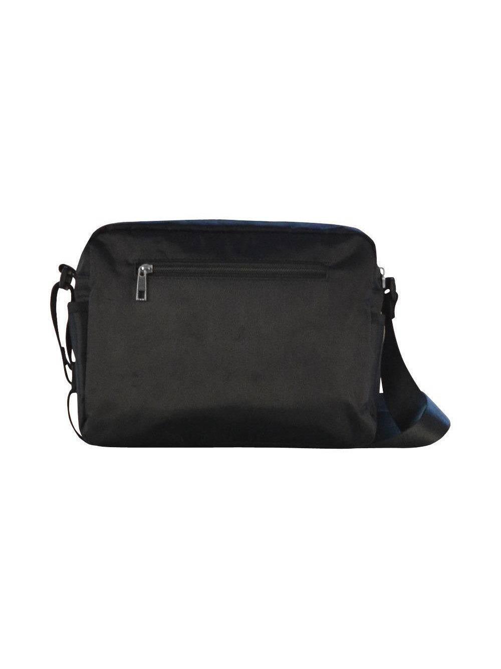 Unisex crossbody nylon satchel bag rockabilly lucky girl – rockabilly bags unisex Australia – lifestyle shot
