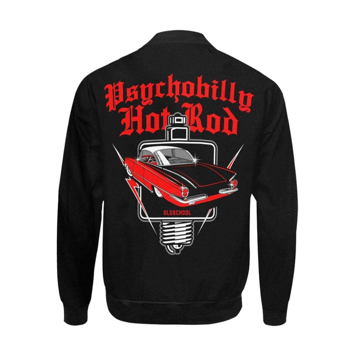 PSYCHOBILLY HOTROD Men's Hot Rod Bomber Jacket - Poison Arrow Retro