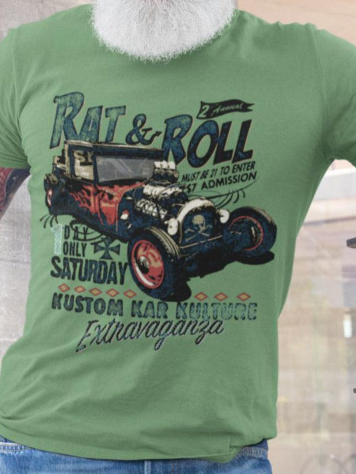 Rat & Roll - Mens T-Shirt