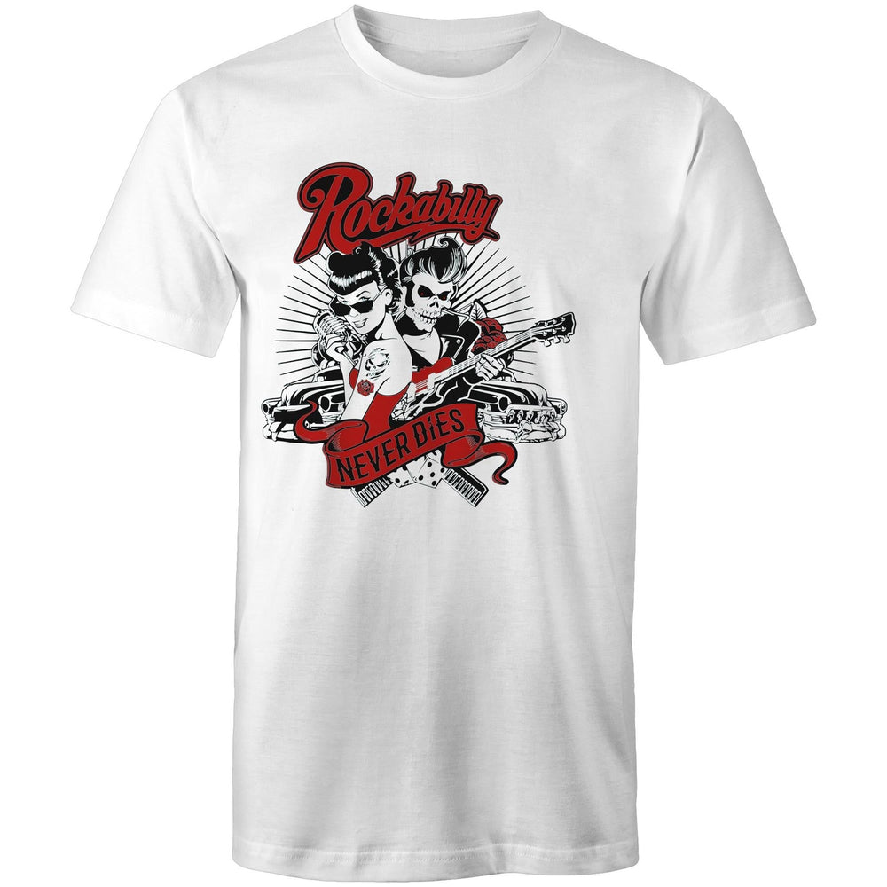 Rockabilly Never Dies - Mens T-Shirt