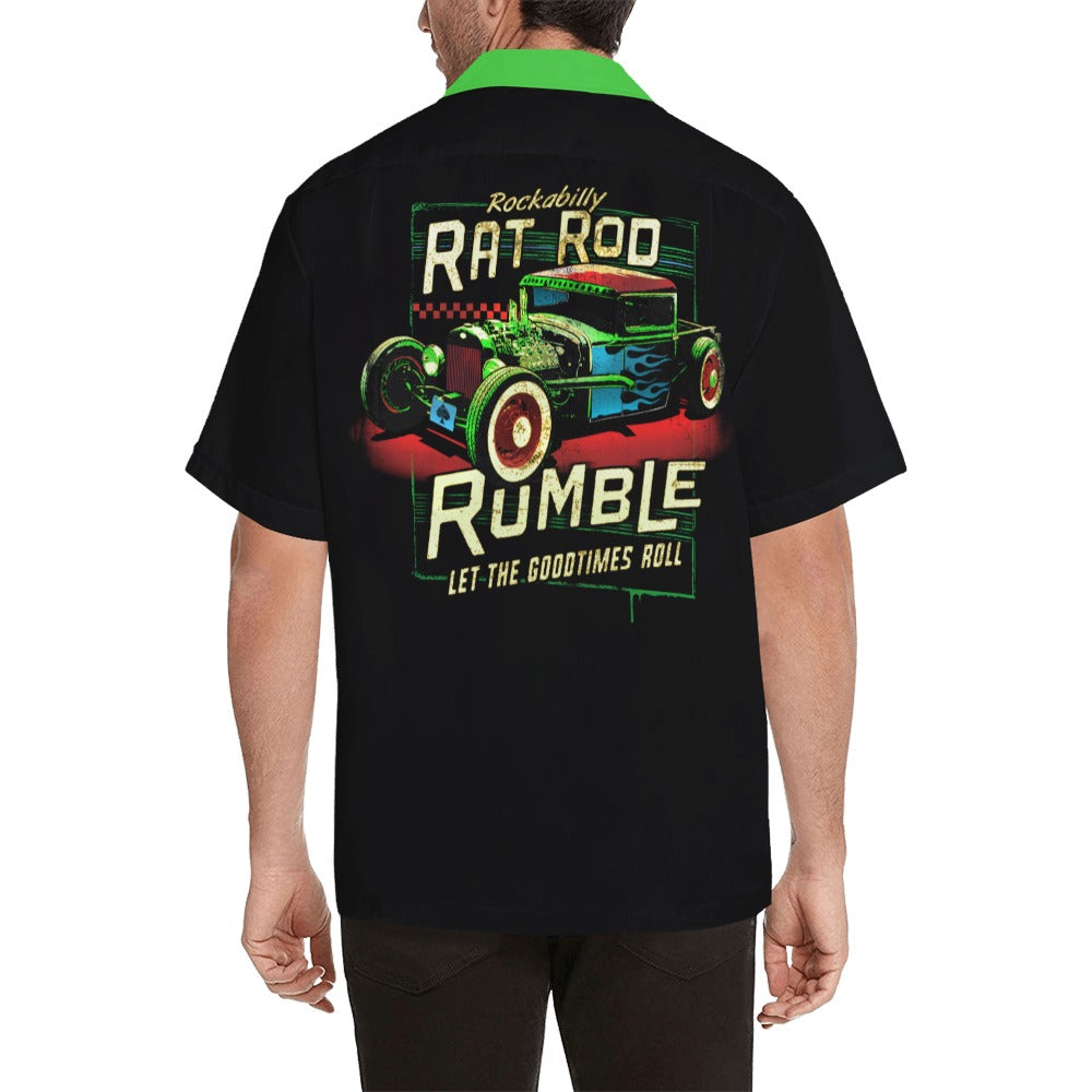 Rockabilly Ratrod Rumble Button Up Shirt