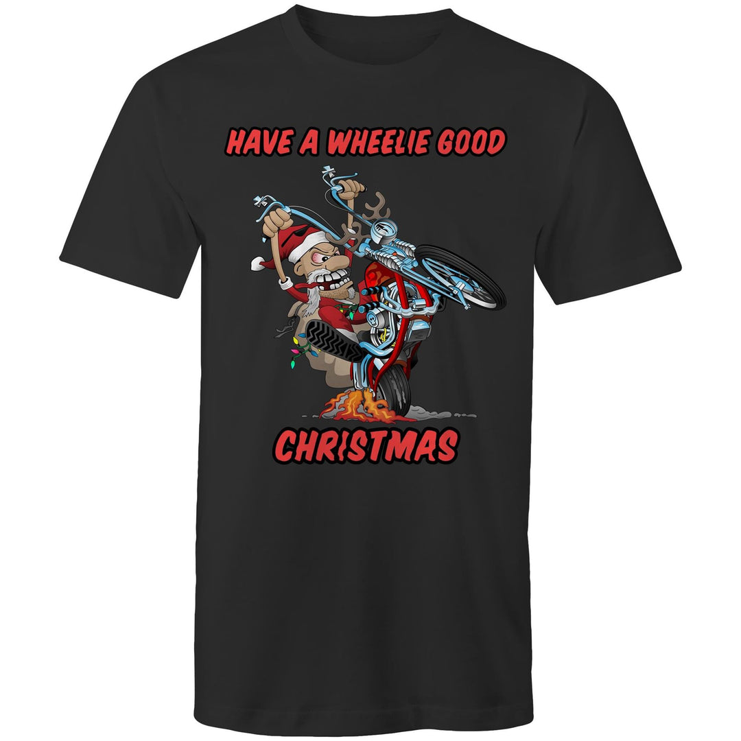 Wheelie Good Christmas - Mens T-Shirt