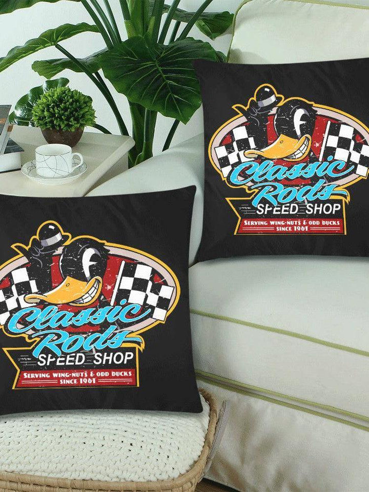 CLASSIC RODS Cushion Cover 18"x 18" (Twin Sides) (Set of 2)