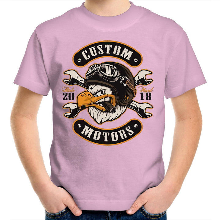 CUSTOM MOTORS Youth Crew T-Shirt 2-14