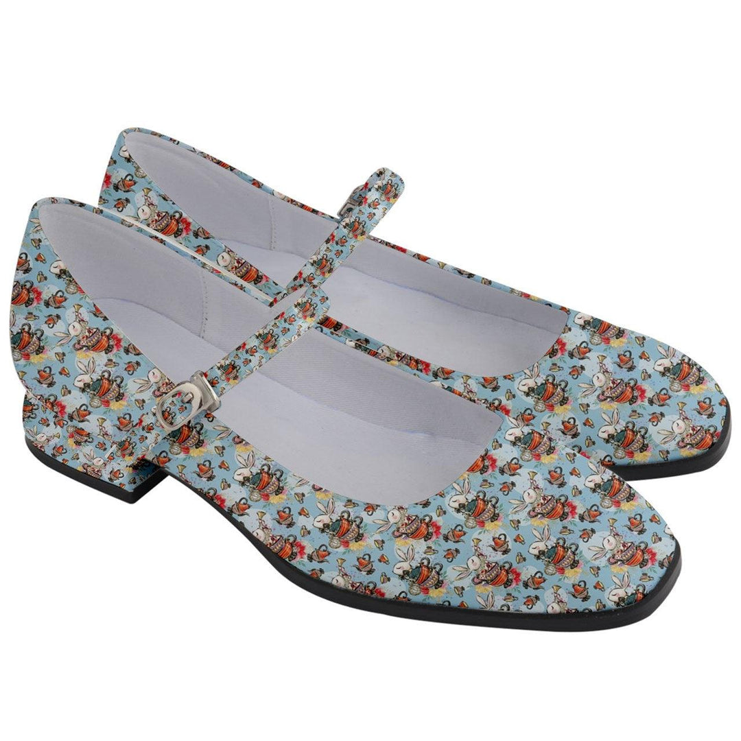 Down the Rabbit Hole Women's Mary Jane Shoes