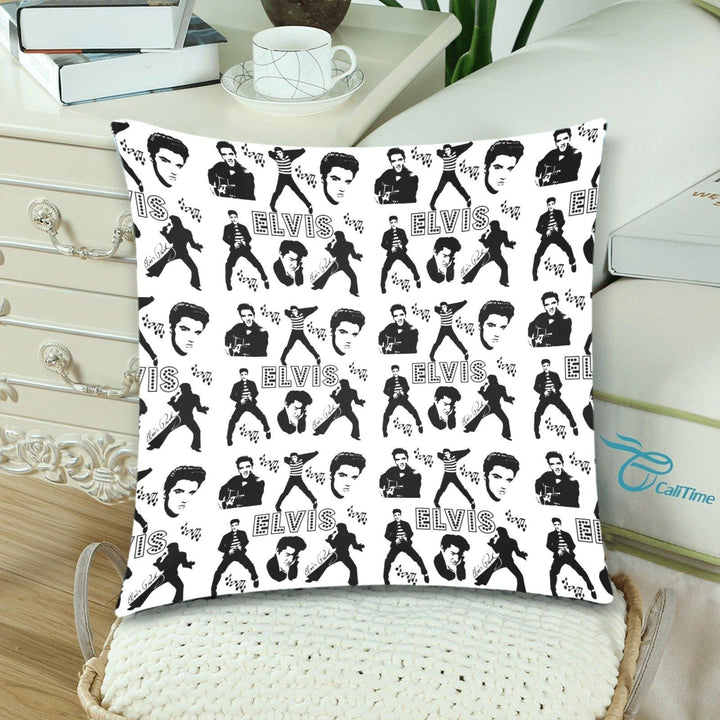 ELVIS Throw Pillow Cover 18"x 18" (Twin Sides) (Set of 2)