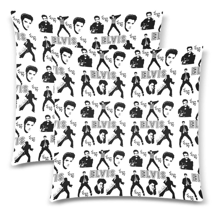 ELVIS Throw Pillow Cover 18"x 18" (Twin Sides) (Set of 2)