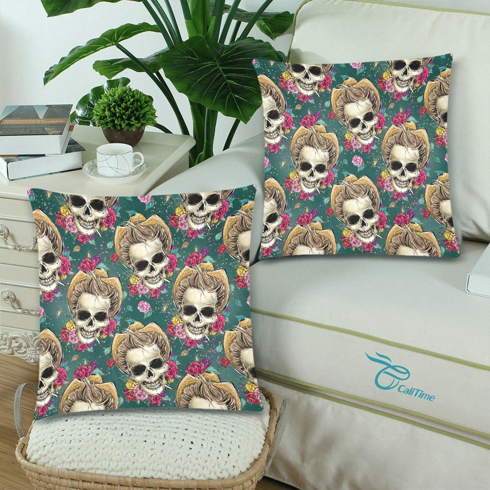 Giant Throw Pillow Cover 18"x 18" (Twin Sides) (Set of 2)