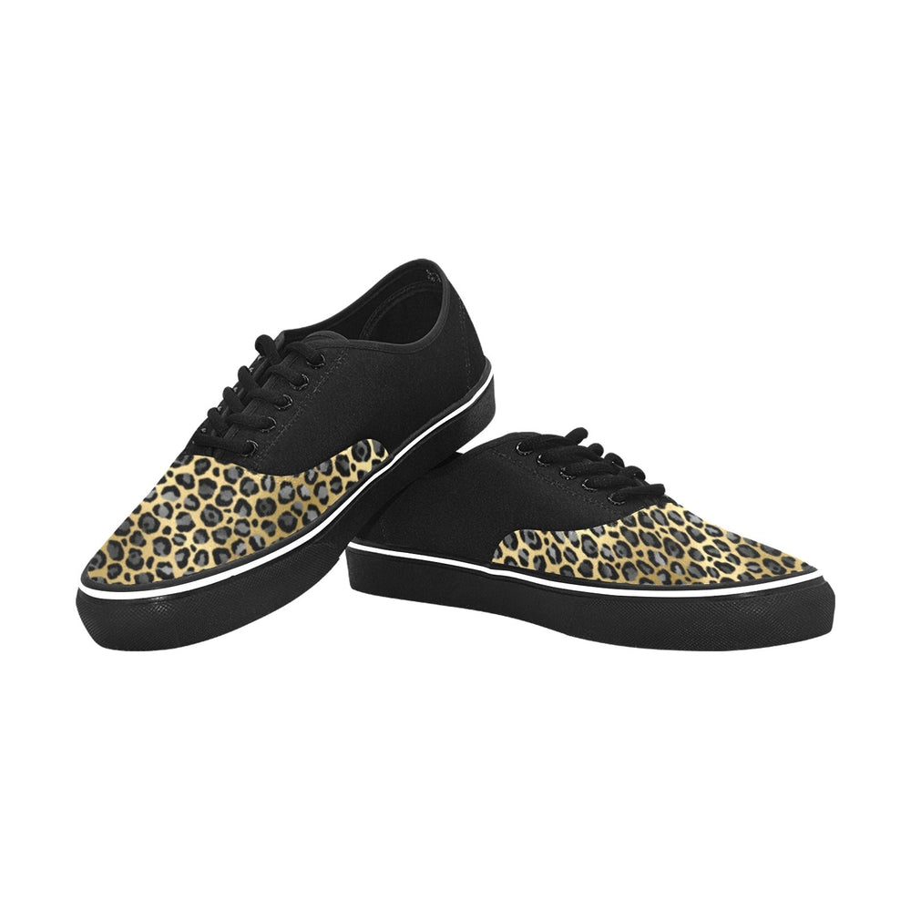 Gold Leopard Men's Creeper Sneakers