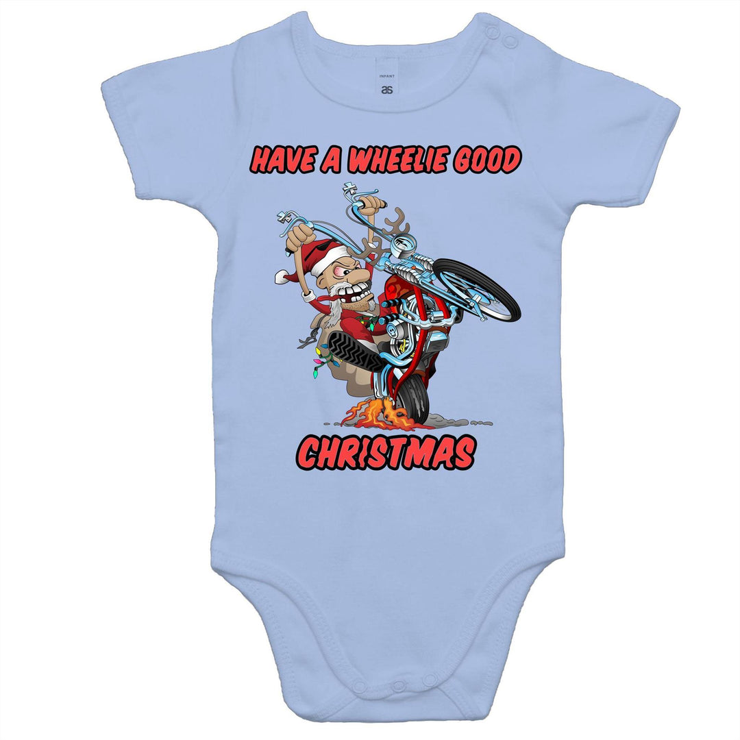 HAVE A WHEELIE GOOD CHRISTMAS - Baby Onesie Romper