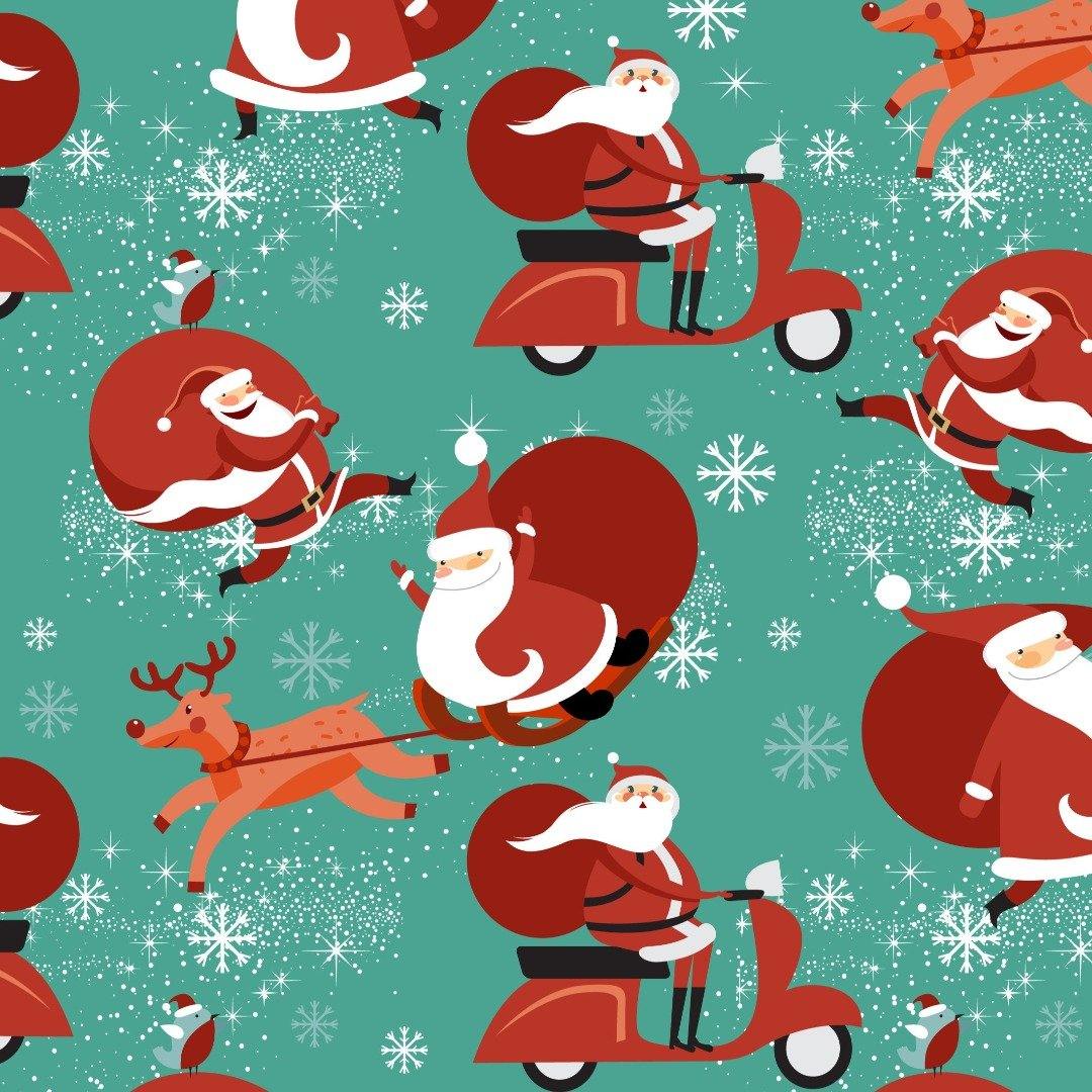 Hey Santa! Christmas Halter Party Swing Dress