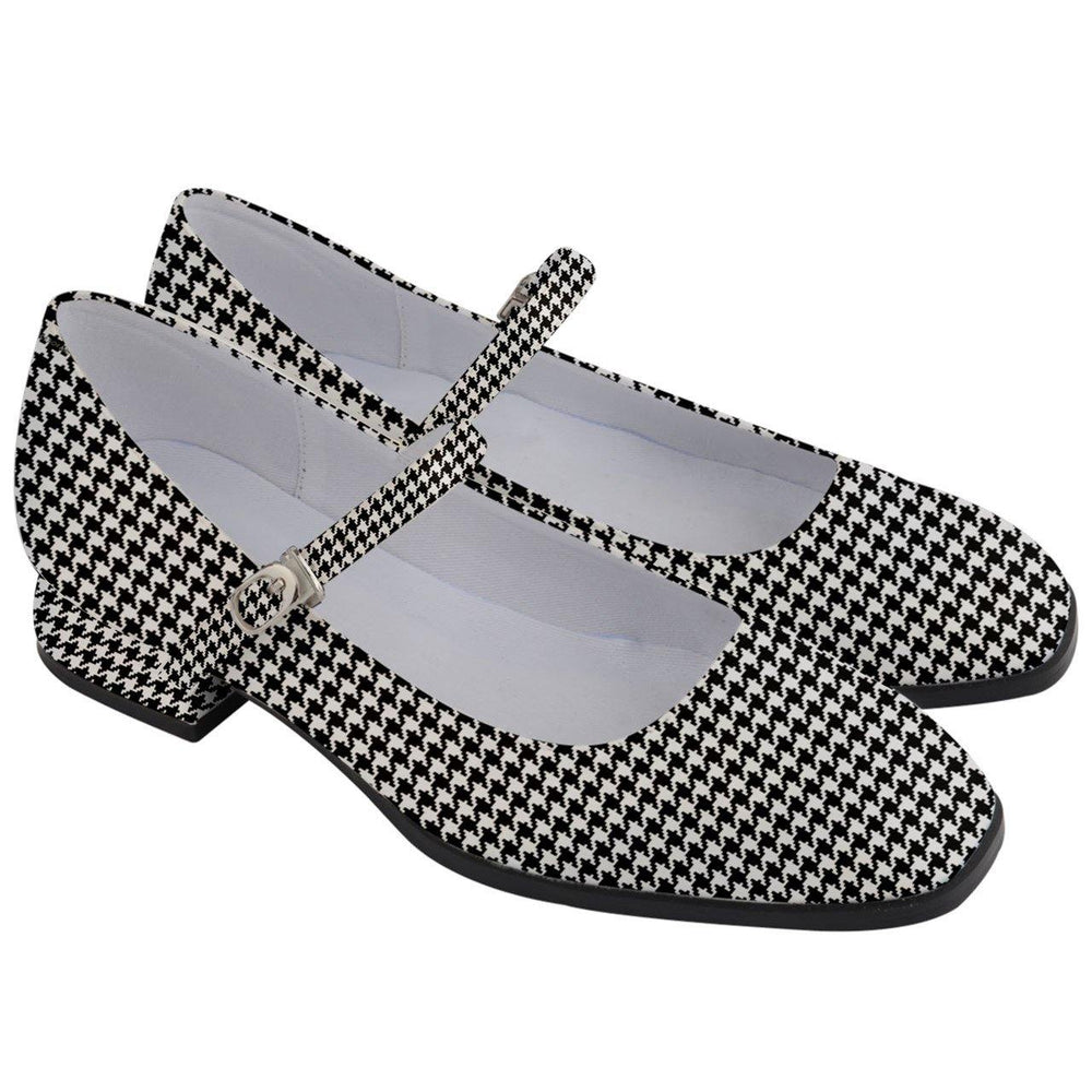 Houndstooth Women's Mary Jane Shoes