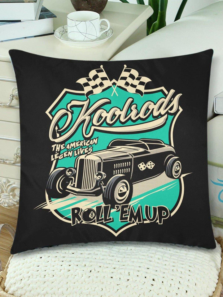 KOOLRODS Throw Pillow Cover 18"x 18" (Twin Sides) (Set of 2)