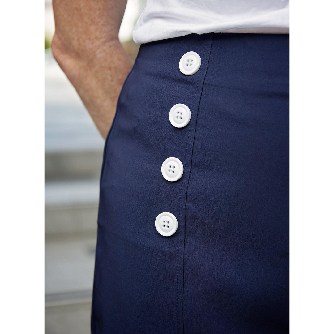 Pin Up Shorts- Nautical Navy