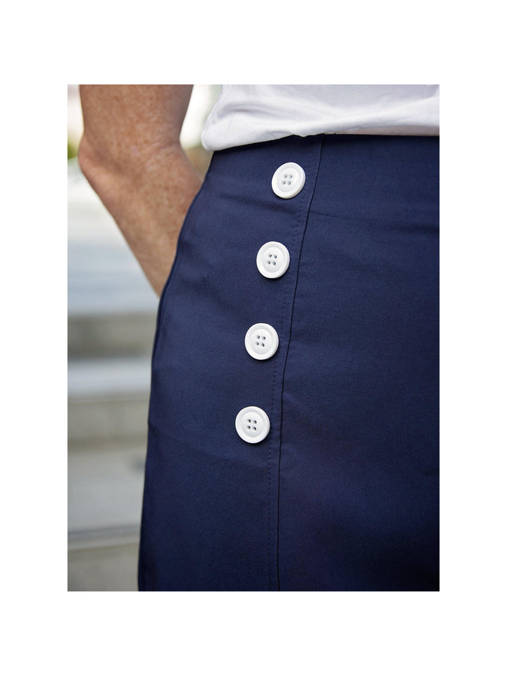 Pin Up Shorts- Nautical Navy