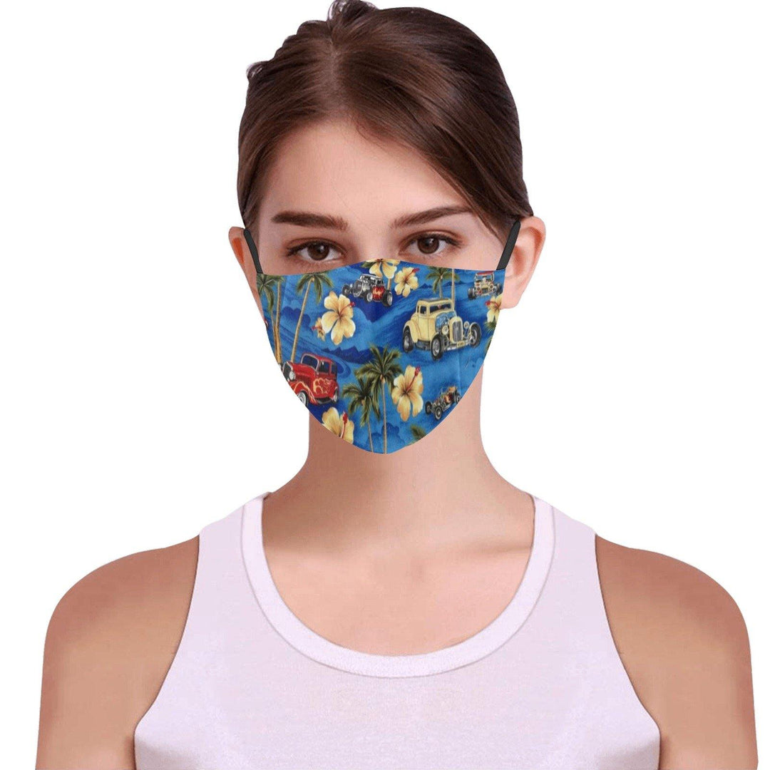 REUSABLE FACE MASKS WITH FILTERS - TROPICAL RODS