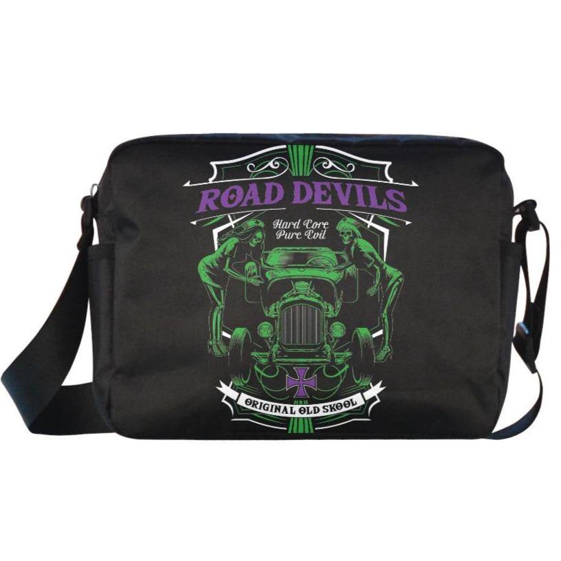 ROAD DEVILS Classic Cross-body Nylon Bags