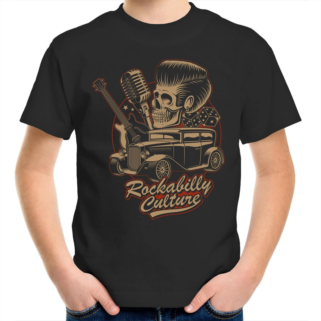 ROCKABILLY CULTURE Kids Youth Crew T-Shirt
