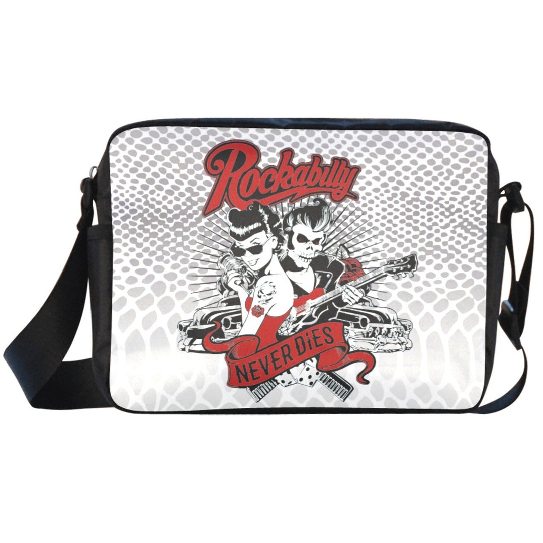 Rockabilly Never Dies Crossbody Satchel Bag